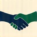 握手するビジネスパートナーアイコン